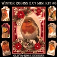 Winter Robins 5X7 Mini Kit #6