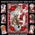 Santas Friends 5X7 Mini Kit #1