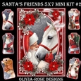 Santas Friends 5X7 Mini Kit #2