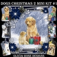 Dogs Christmas 2 Mini Kit #1   