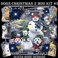 Dogs Christmas 2 Mini Kit #3   