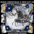 Dogs Christmas 2 Mini Kit #4   