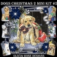 Dogs Christmas 2 Mini Kit #5   