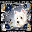Dogs Christmas 2 Mini Kit #6   
