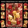 Dogs Christmas 5X7  Mini Kit #3
