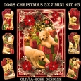 Dogs Christmas 5X7  Mini Kit #5