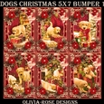 Dogs Christmas 5X7 Bumper Kit #1 