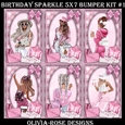 Birthday Sparkle 5X7 Bumper Kit #1