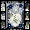 Winter Gathering 5X7 Mini Kit #1