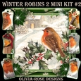 Winter Robins 2 Mini Kit #2