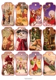 Christmas Vintage Tags #4