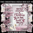 The Christmas Swan Mini Kit #3 NO TEXT AND **
