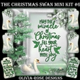 The Christmas Swan Mini Kit #6 NO TEXT AND **