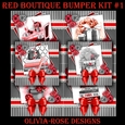 Red Boutique Bumper Kit #1
