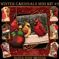 Winter Cardinals Mini Kit #2