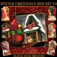 Winter Cardinals Mini Kit #3