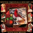 Winter Cardinals Mini Kit #5