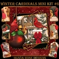 Winter Cardinals Mini Kit #6