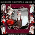 Glam Deco Christmas 2 Mini Kit #1  