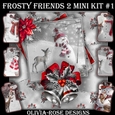 Frosty Friends 2 Mini Kit #1   NO BELLS OR FLOWER** 