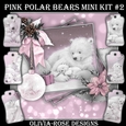 Pink Polar Bears Mini Kit #2