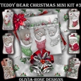 Teddy Bear Christmas Mini Kit #3