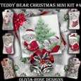 Teddy Bear Christmas Mini Kit #4