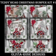Teddy Bear Christmas Bumper Kit #1