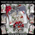 Teddy Bear Christmas 2 Mini Kit #3