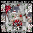 Teddy Bear Christmas 2 Mini Kit #4