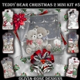 Teddy Bear Christmas 2 Mini Kit #5