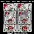 Teddy Bear Christmas 2 Bumper Kit #1