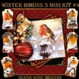 Winter Robins 3 Mini Kit #4