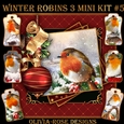 Winter Robins 3 Mini Kit #5 