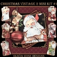 Christmas vintage 2 Mini Kit #1