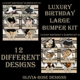 Luxury Birthday 1&2 Bumper Kit #1