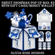 Sweet Snowman Pop Up box #2