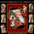 Santas Friends 2 5X7 Mini Kit #1