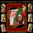 Santas Friends 2 5X7 Mini Kit #2