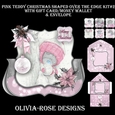 Pink Teddy Christmas Shaped Over The Edge Kit #2   