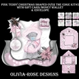 Pink Teddy Christmas Shaped Over The Edge Kit #5   