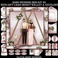 Boho Wedding Mini Kit #6    AND AN  MAIN CARD  