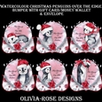 Watercolor Christmas Penguins Over The Edge Bumper Kit #1