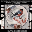 Watercolor Christmas Animals 2  Mini Kit #3  