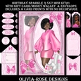 Birthday Sparkle 3 5X7 Mini Kit #1