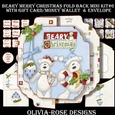 Beary Merry Christmas Fold Back Mini Kit#6   