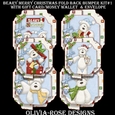 Beary Merry Christmas Fold Back Bumper Kit#1   