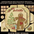 Ginger Bread Men Fold Back Mini Kit#1   