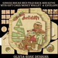 Ginger Bread Men Fold Back Mini Kit#6   