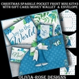 Christmas Sparkle Pocket Front Mini Kit#3